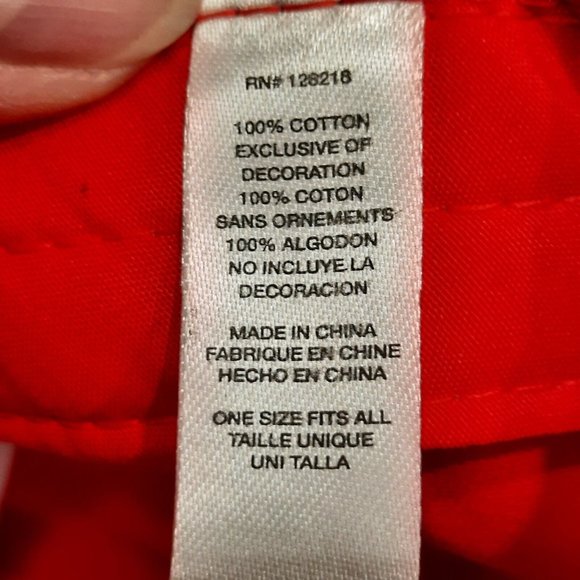 Budweiser Red Ball Cap Hook and Loop Adjustable NWOT - Picture 5 of 6